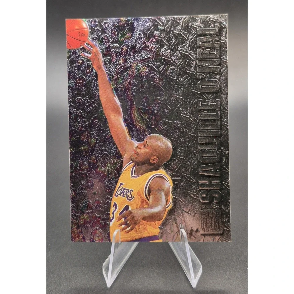 1996-1997 Fleer Metal Shaquille O'Neal #183 Holofoil Metal LA Lakers Legend MVP